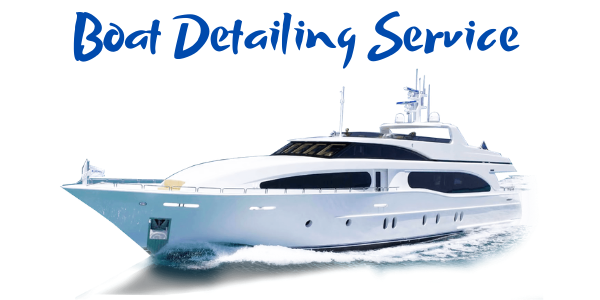 blue boat detailing service logo